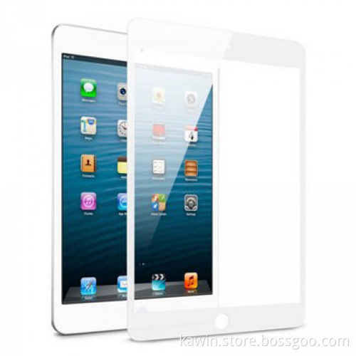 White tempered glass screen protector for iPad mini, Japan glass